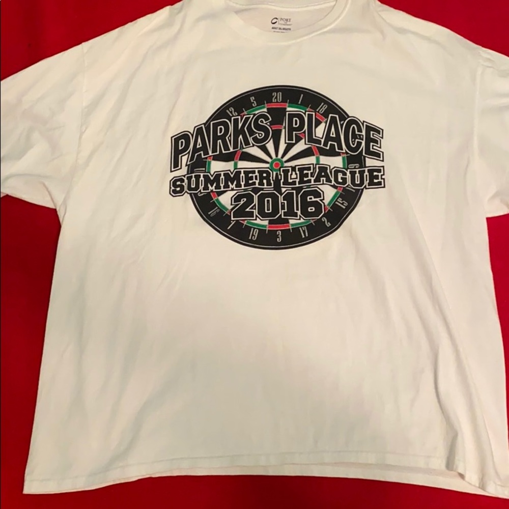 Vintage looking white t